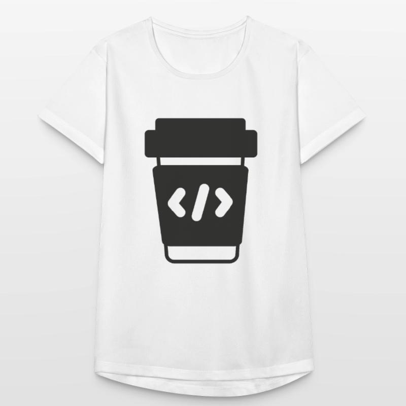 Programmeur Codeur Codage Café T-shirt respirant Femme