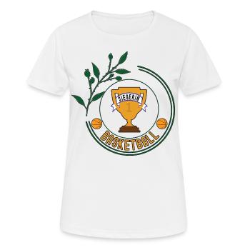 Basketball Siegerin Bball Turnier Liga Spiel Sieg - Frauen T-Shirt atmungsaktiv - Weiß - Vorne - AI Model Female 172 dark (172cm)