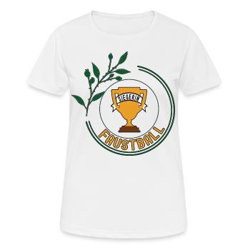 Faustball Siegerin Faustballerin Spielerin Sieg - Frauen T-Shirt atmungsaktiv - Weiß - Vorne - AI Model Female 172 dark (172cm)