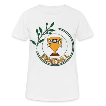 Dodgeball Siegerin Dodgeballerin Spielerin Sieg - Frauen T-Shirt atmungsaktiv - Weiß - Vorne - AI Model Female 172 dark (172cm)