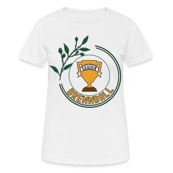 Brennball Siegerin Brennballerin Spielerin Sieg - Frauen T-Shirt atmungsaktiv - Weiß - Vorne - AI Model Female 172 dark (172cm)