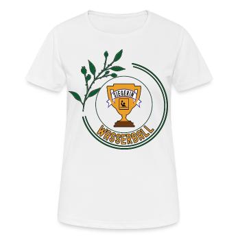 Wasserball Siegerin Wasserballerin Spielerin Sieg - Frauen T-Shirt atmungsaktiv - Weiß - Vorne - AI Model Female 172 dark (172cm)