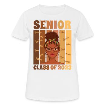 Senior Class Of 2023 Back To School Graduation - Frauen T-Shirt atmungsaktiv - Weiß - Vorne - AI Model Female 172 dark (172cm)