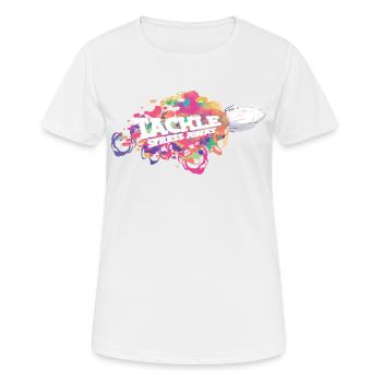 Tackle Stress Away Sports Stress Awareness - Frauen T-Shirt atmungsaktiv - Weiß - Vorne - AI Model Female 172 dark (172cm)