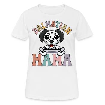 Dalmatian Mama - Frauen T-Shirt atmungsaktiv - Weiß - Vorne - AI Model Female 172 dark (172cm)