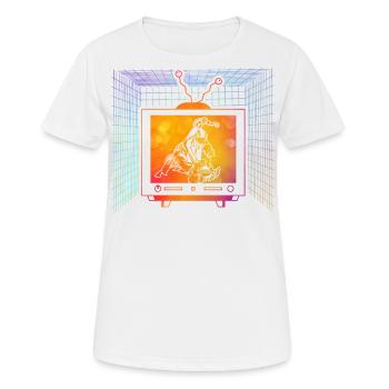 Brazilian Jiu-Jitsu - Frauen T-Shirt atmungsaktiv - Weiß - Vorne - AI Model Female 172 dark (172cm)