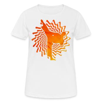 Taekwondo - Frauen T-Shirt atmungsaktiv - Weiß - Vorne - AI Model Female 172 dark (172cm)