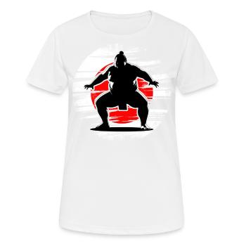 Sumo - T-shirt respirant Femme - blanc - Devant - AI Model Female 172 dark (172cm)