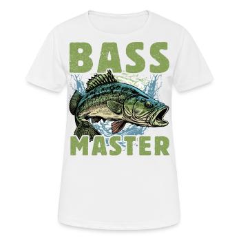 Maître de la basse - T-shirt respirant Femme - blanc - Devant - AI Model Female 172 dark (172cm)