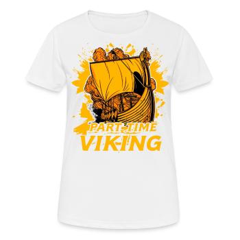 Part Time Viking - Women's Breathable T-Shirt - white - Front - AI Model Female 172 dark (172cm)