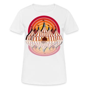 Circus - Women's Breathable T-Shirt - white - Front - AI Model Female 172 dark (172cm)