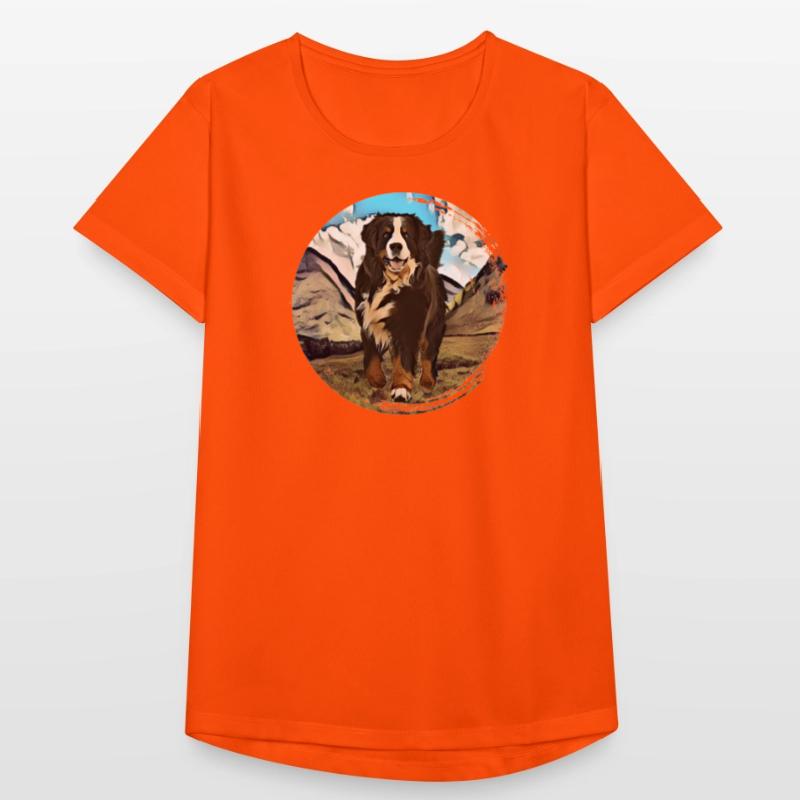 Berner Berghund Frauen T-Shirt atmungsaktiv