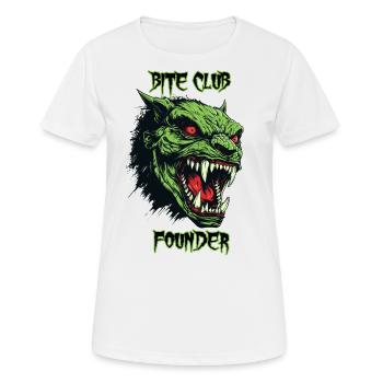 Orc, démon, fondateur du Club - T-shirt respirant Femme - blanc - Devant - AI Model Female 172 dark (172cm)