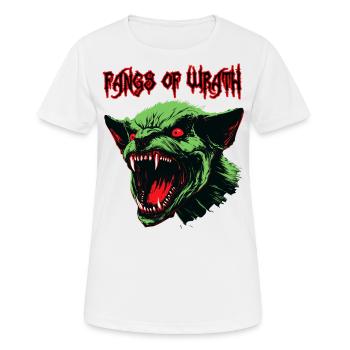 Orc démoniaque, de colère - T-shirt respirant Femme - blanc - Devant - AI Model Female 172 dark (172cm)