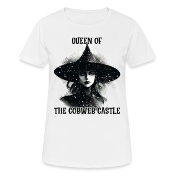 Witch, Queen of the Cobweb Castle - Women's Breathable T-Shirt - white - Front - AI Model Female 172 dark (172cm)