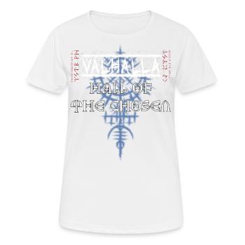 Valhalla - Salle des élus - T-shirt respirant Femme - blanc - Devant - AI Model Female 172 dark (172cm)