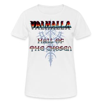 Valhalla - Salle des élus - T-shirt respirant Femme - blanc - Devant - AI Model Female 172 dark (172cm)
