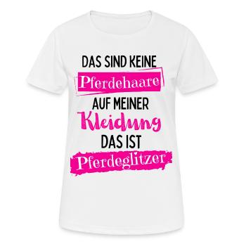 Horse Sayings Rider Horses Equestrian Sayings - Women's Breathable T-Shirt - white - Front - AI Model Female 172 dark (172cm)
