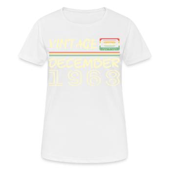 1968 December 1968 Jubilee December 1968 - Women's Breathable T-Shirt - white - Front - AI Model Female 172 dark (172cm)