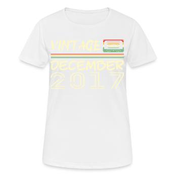 2017 Décembre 2017 Jubilé Décembre 2017 - T-shirt respirant Femme - blanc - Devant - AI Model Female 172 dark (172cm)
