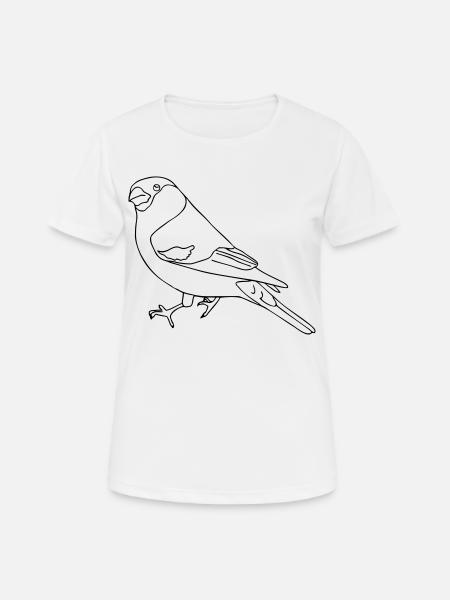 bullfinch - Women's Breathable T-Shirt - white