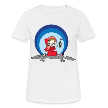 chaperon rouge - T-shirt respirant Femme - blanc - Devant - AI Model Female 172 dark (172cm)
