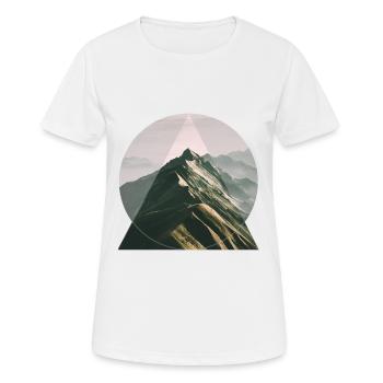Mountain Peak - Women's Breathable T-Shirt - white - Front - AI Model Female 172 dark (172cm)