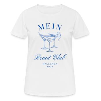Junggesellenabschied Frauen Mallorca - Frauen T-Shirt atmungsaktiv - Weiß - Vorne - AI Model Female 172 dark (172cm)