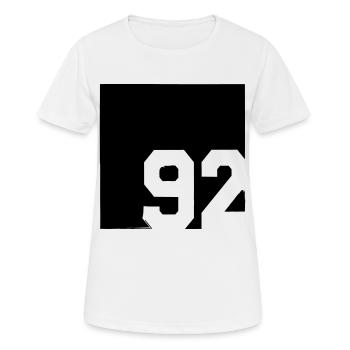 1992 - Women's Breathable T-Shirt - white - Front - AI Model Female 172 dark (172cm)
