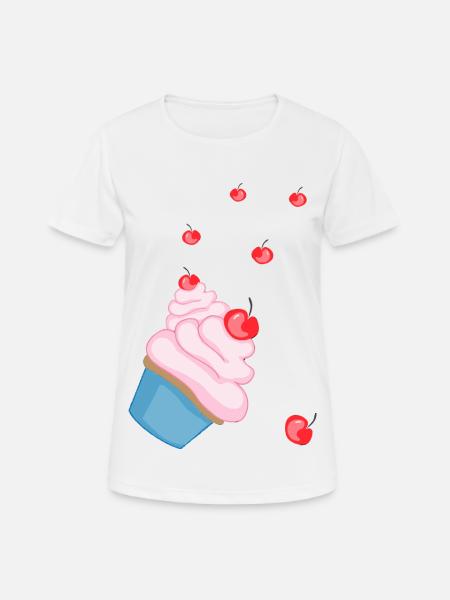 muffin - Women's Breathable T-Shirt - white