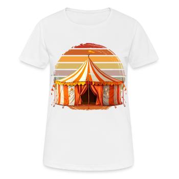 Cirque - T-shirt respirant Femme - blanc - Devant - AI Model Female 172 dark (172cm)
