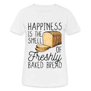 Funny bread baker - Women's Breathable T-Shirt - white - Front - AI Model Female 172 dark (172cm)