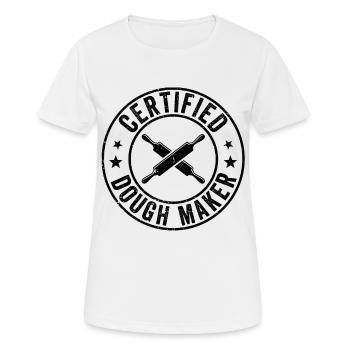Funny bread baker - Women's Breathable T-Shirt - white - Front - AI Model Female 172 dark (172cm)