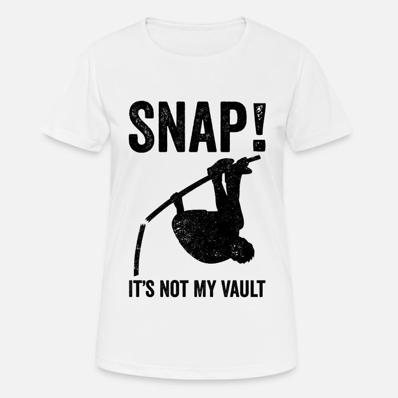 Fun Pole Vault Pole Vault - Women's Breathable T-Shirt - white