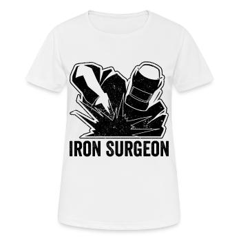 Iron Surgeon Welder Welding - Women's Breathable T-Shirt - white - Front - AI Model Female 172 dark (172cm)