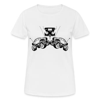 Télécommande de voiture RC - T-shirt respirant Femme - blanc - Devant - AI Model Female 172 dark (172cm)