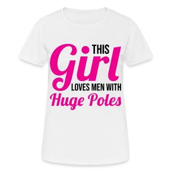 Fun Pole Vault Pole Vault Pole Vault - Women's Breathable T-Shirt - white - Front - AI Model Female 172 dark (172cm)