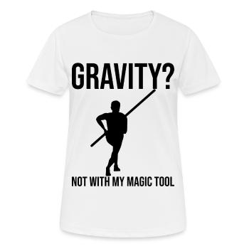 Fun Pole Vault Pole Vault Pole Vault - Women's Breathable T-Shirt - white - Front - AI Model Female 172 dark (172cm)