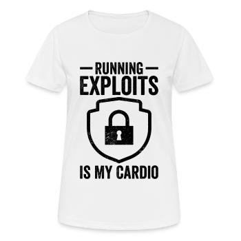 Cybersecurity Computer Security Cybersecurity - Women's Breathable T-Shirt - white - Front - AI Model Female 172 dark (172cm)