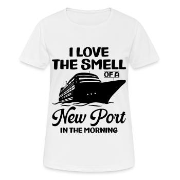 Funny Cruising Kreuzfahrtschiff Kreuzfahrtschiff - Frauen T-Shirt atmungsaktiv - Weiß - Vorne - AI Model Female 172 dark (172cm)