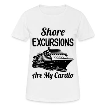 Funny Cruising Kreuzfahrtschiff Kreuzfahrtschiff - Frauen T-Shirt atmungsaktiv - Weiß - Vorne - AI Model Female 172 dark (172cm)