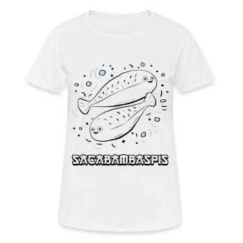 Fish Meme Couple - Women's Breathable T-Shirt - white - Front - AI Model Female 172 dark (172cm)