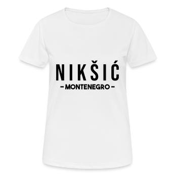 Montenegro! - Women's Breathable T-Shirt - white - Front - AI Model Female 172 dark (172cm)