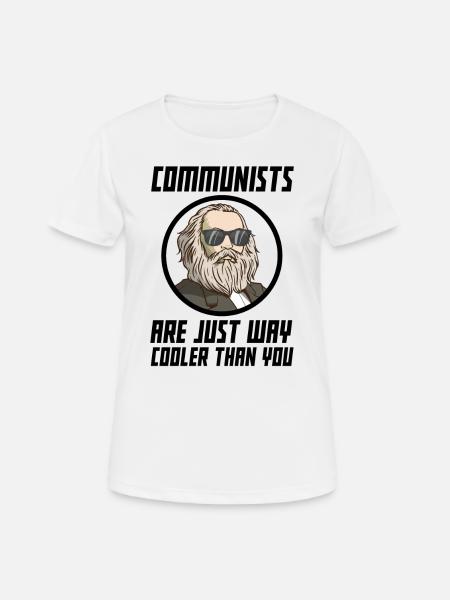 Funny socialist saying about socialism! - Women's Breathable T-Shirt - white
