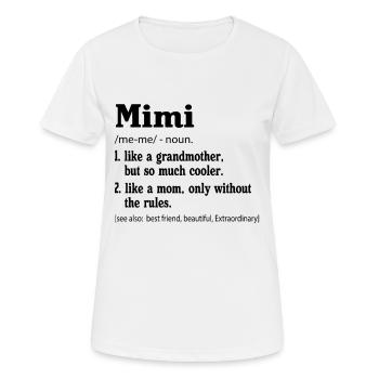 Mimi Like A Grandmother But So Much Cooler - Women's Breathable T-Shirt - white - Front - AI Model Female 172 dark (172cm)