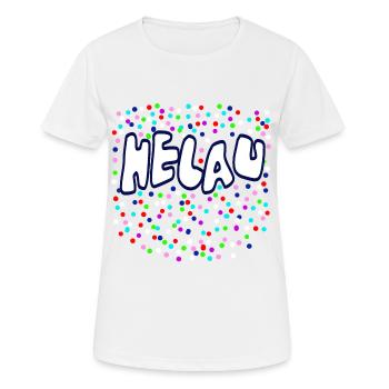 helau carnaval confettis carnaval t-shirt fascisme - T-shirt respirant Femme - blanc - Devant - AI Model Female 172 dark (172cm)