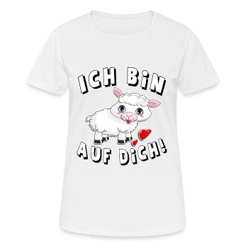 I'm keen on you declaration of love - Women's Breathable T-Shirt - white - Front - AI Model Female 172 dark (172cm)