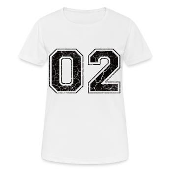 Paie 02 in Grunge Look - T-shirt respirant Femme - blanc - Devant - AI Model Female 172 dark (172cm)