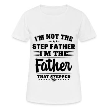 Ich bin nicht der Schwiegervater, der aufgestanden ist - Frauen T-Shirt atmungsaktiv - Weiß - Vorne - AI Model Female 172 dark (172cm)