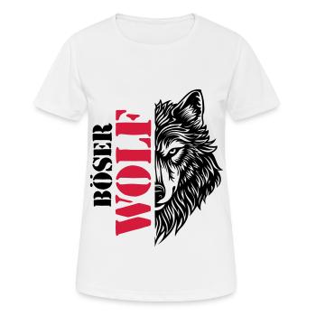 Big Bad Wolf Spell - Women's Breathable T-Shirt - white - Front - AI Model Female 172 dark (172cm)